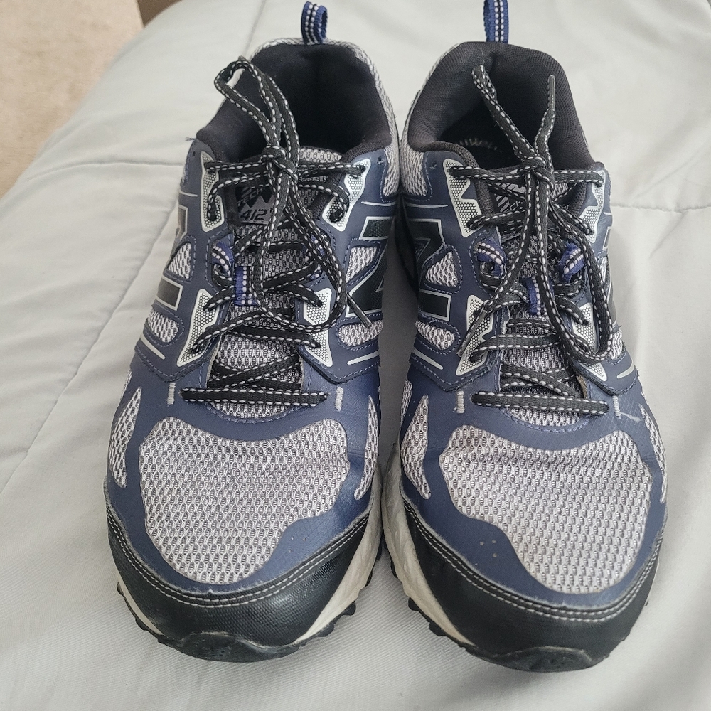 New Balance Navy and Light Gray Athletic Shoes